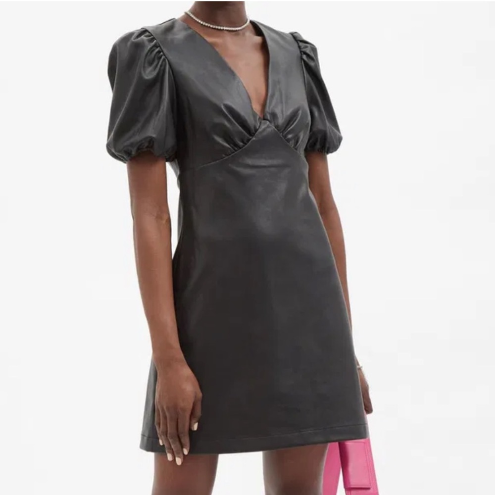 STAUD Black Milla Mini Dress NWOT